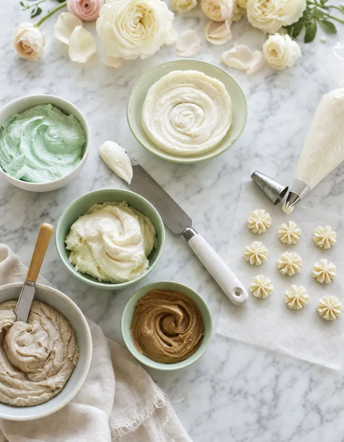 House-made buttercream frostings