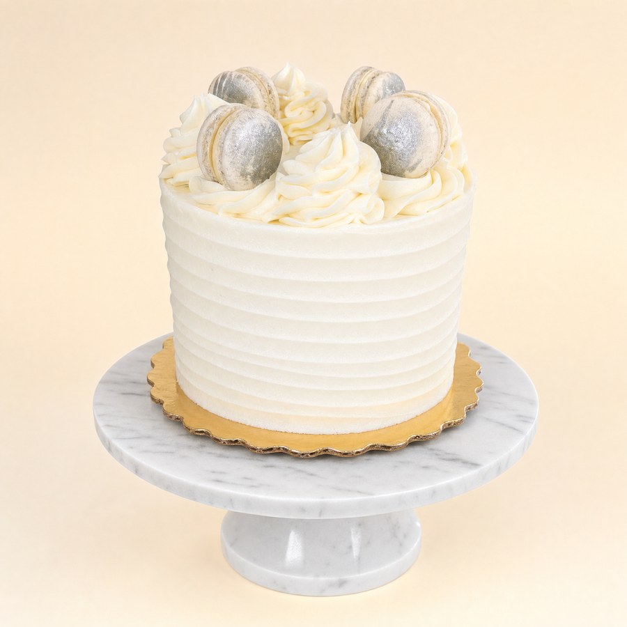 Silver Celebration case cake