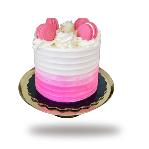 Pink Ombre case cake