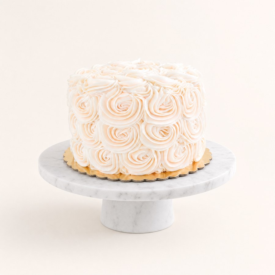 Blush Rose case cake
