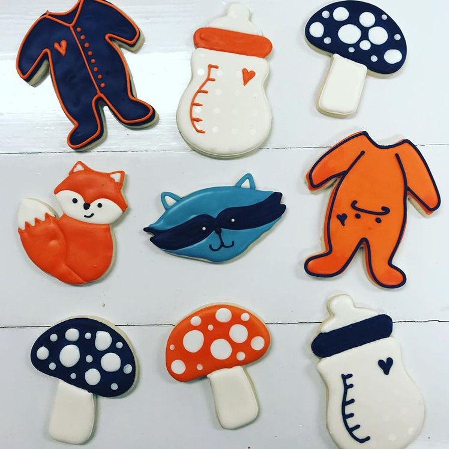 Decorated cookies by Sweet Escape Cake Company, Indianapolis