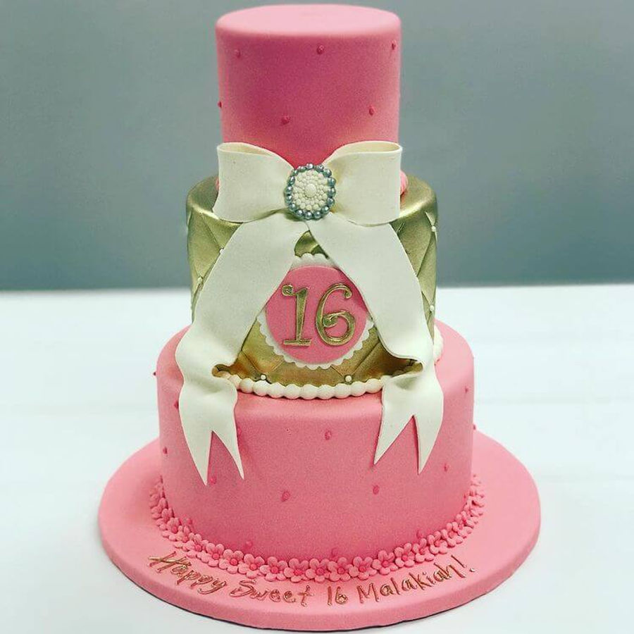 Birthday cake by Sweet Escape Cake Company, Indianapolis