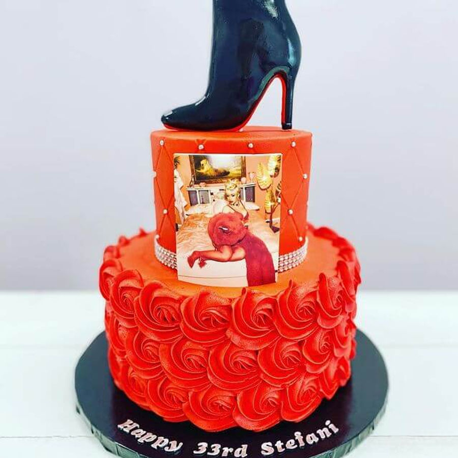 Birthday cake by Sweet Escape Cake Company, Indianapolis