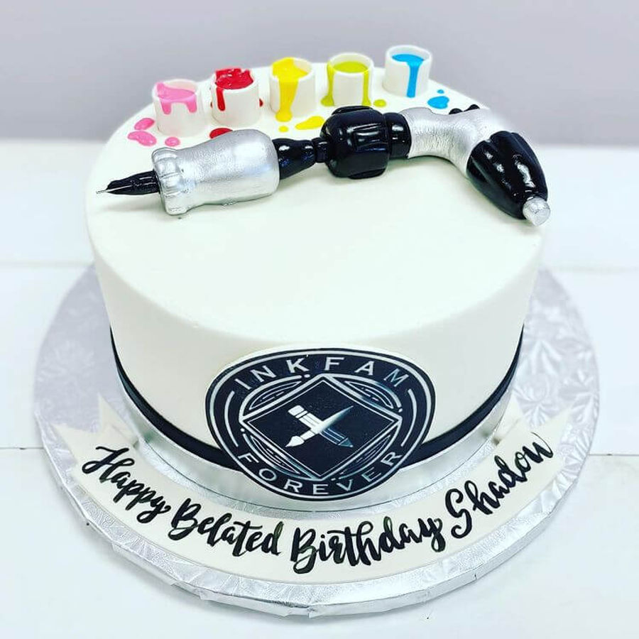 Birthday cake by Sweet Escape Cake Company, Indianapolis