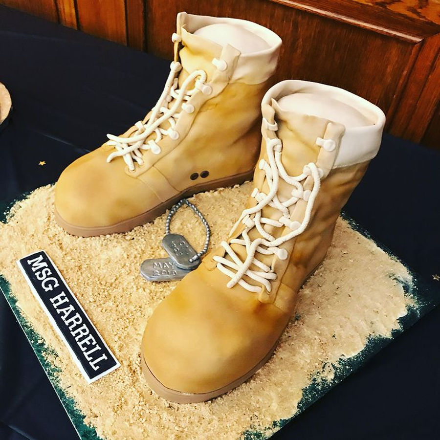 Retirement cake by Sweet Escape Cake Company, Indianapolis