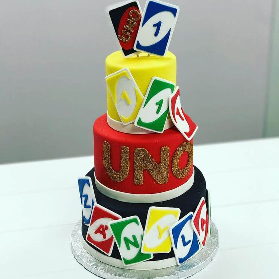 Birthday cake by Sweet Escape Cake Company, Indianapolis