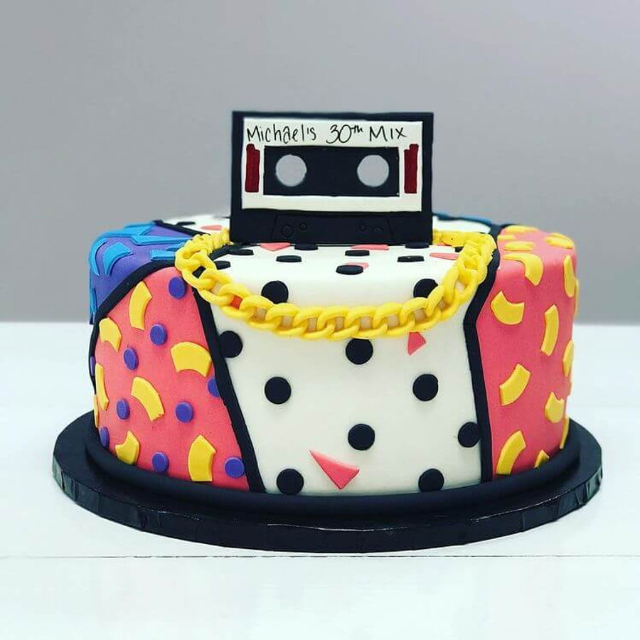Birthday cake by Sweet Escape Cake Company, Indianapolis