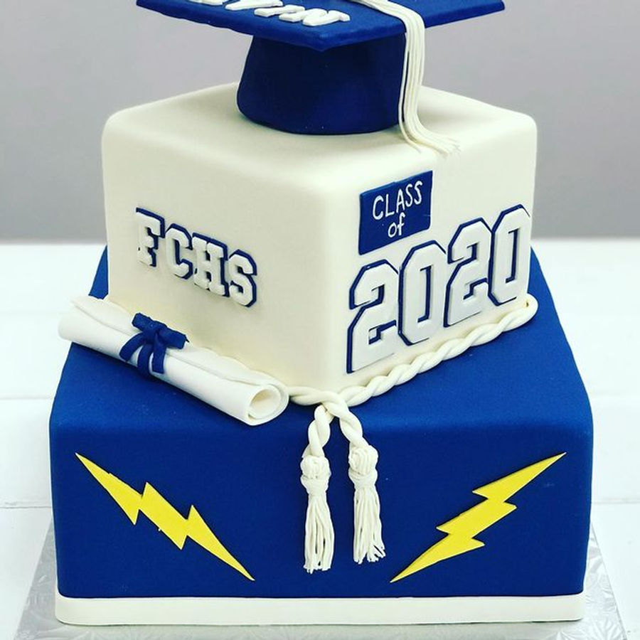 Graduation cake by Sweet Escape Cake Company, Indianapolis