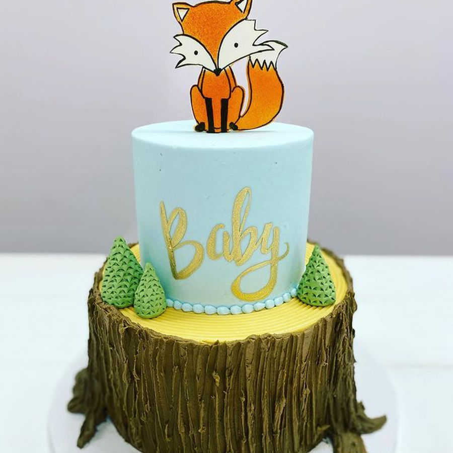 Baby shower cake by Sweet Escape Cake Company, Indianapolis