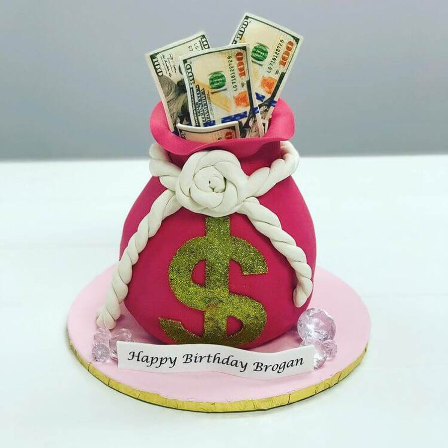 Birthday cake by Sweet Escape Cake Company, Indianapolis
