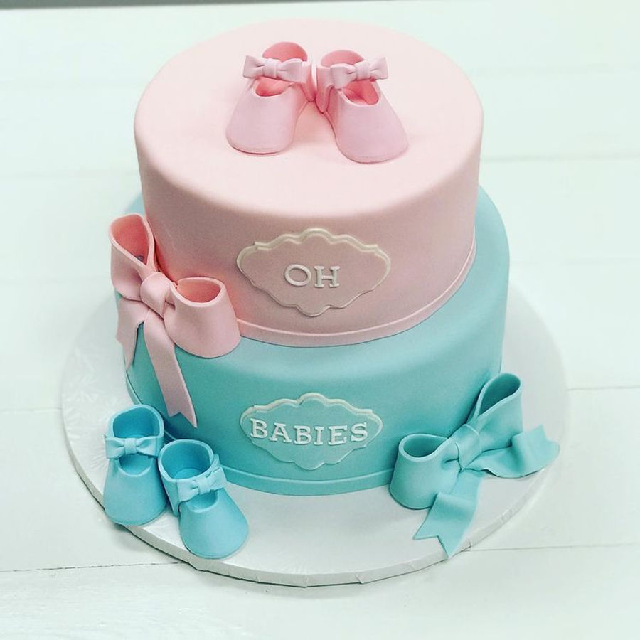 Baby shower cake by Sweet Escape Cake Company, Indianapolis