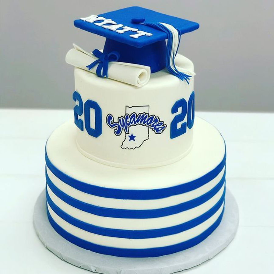 Graduation cake by Sweet Escape Cake Company, Indianapolis