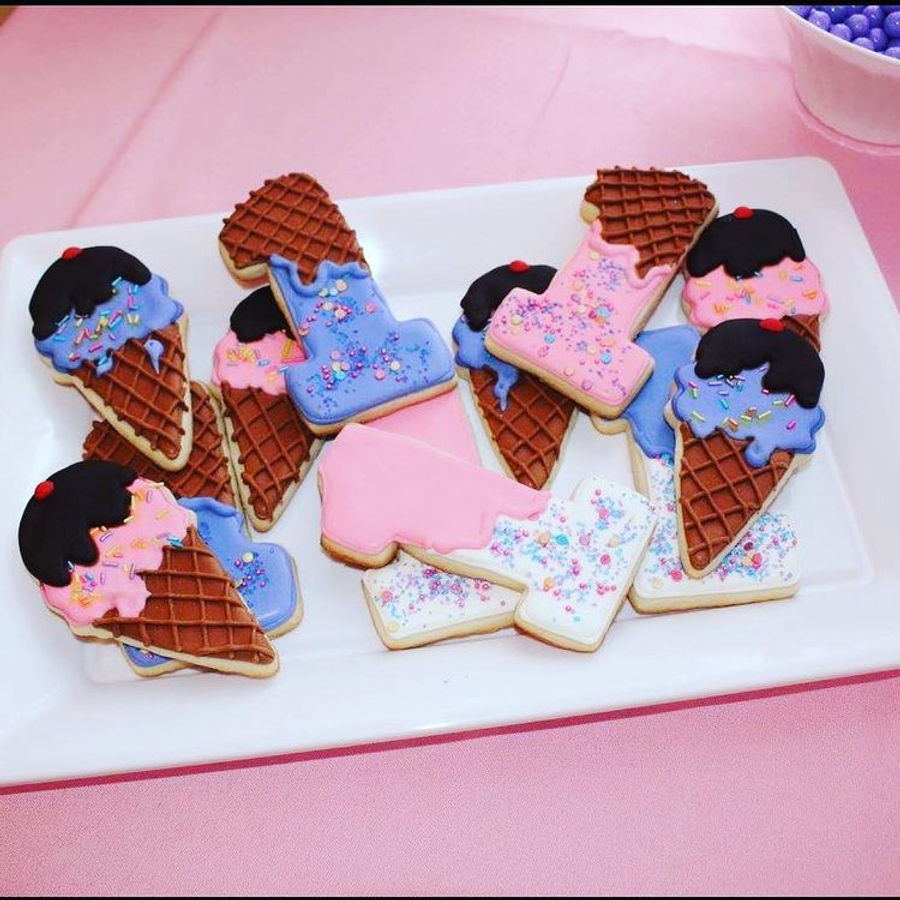 Decorated cookies by Sweet Escape Cake Company, Indianapolis