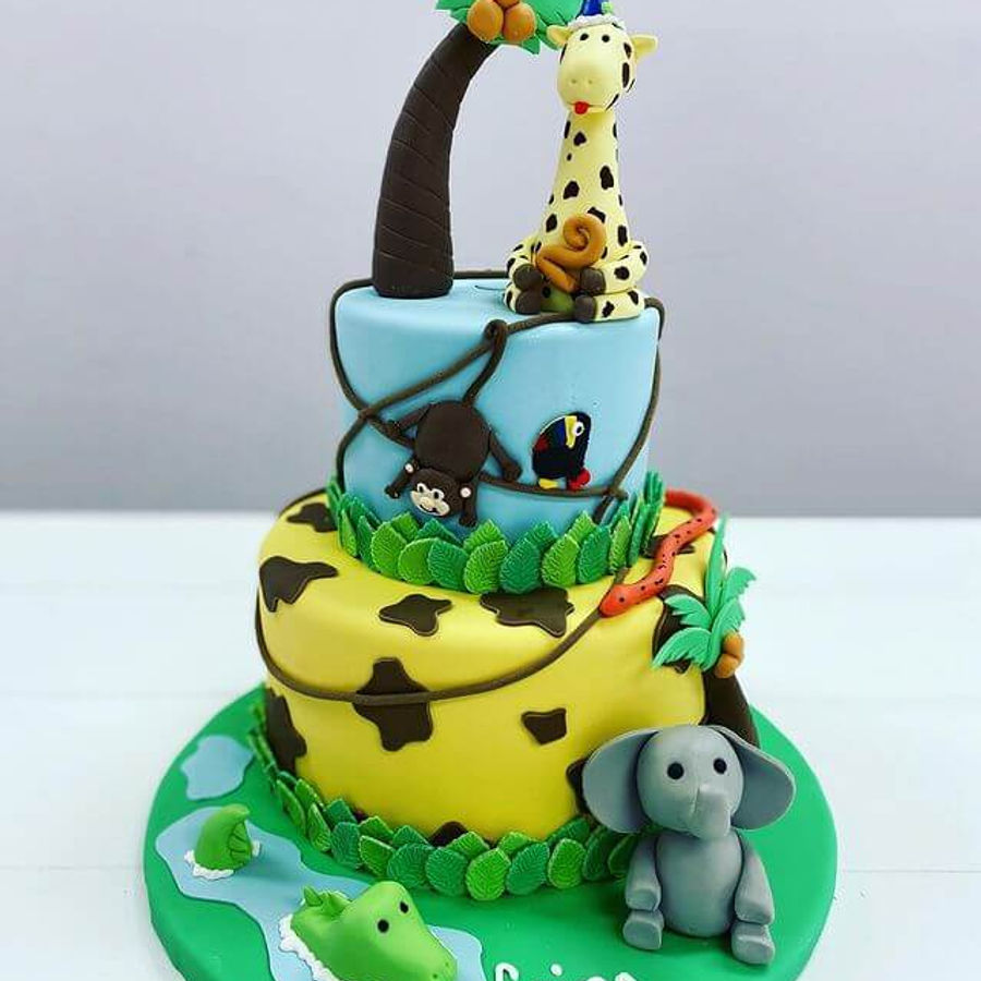 Birthday cake by Sweet Escape Cake Company, Indianapolis