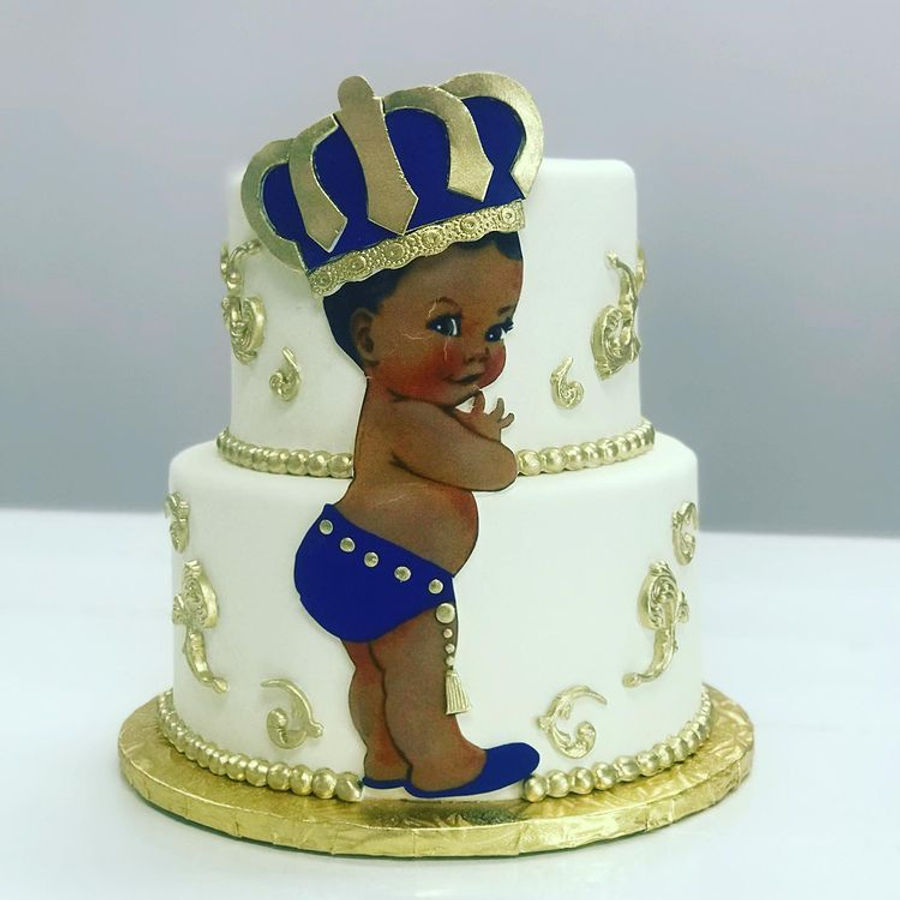 Baby shower cake by Sweet Escape Cake Company, Indianapolis