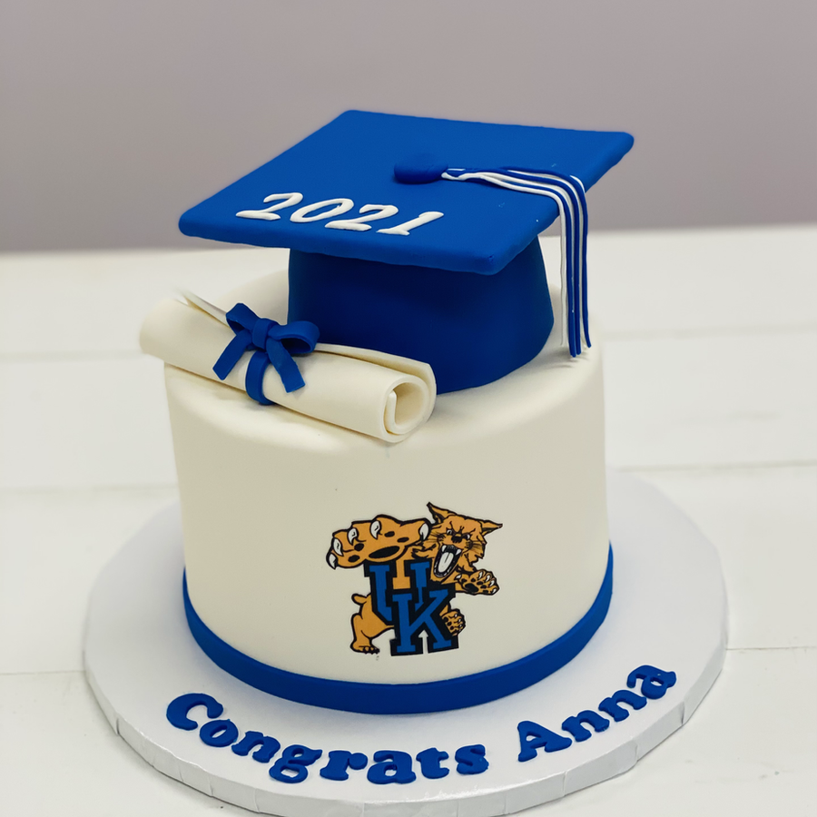 Graduation cake by Sweet Escape Cake Company, Indianapolis