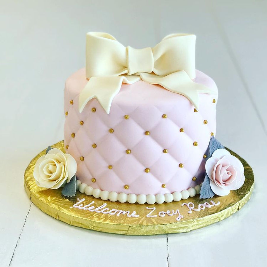 Baby shower cake by Sweet Escape Cake Company, Indianapolis