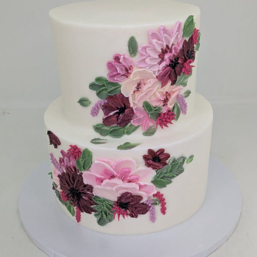 Wedding cake by Sweet Escape Cake Company, Indianapolis