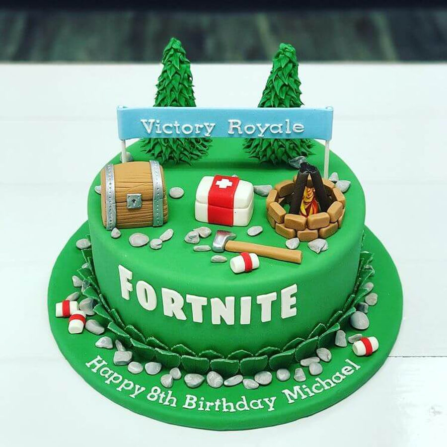 Birthday cake by Sweet Escape Cake Company, Indianapolis