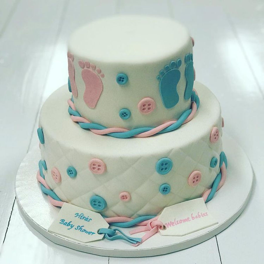 Baby shower cake by Sweet Escape Cake Company, Indianapolis