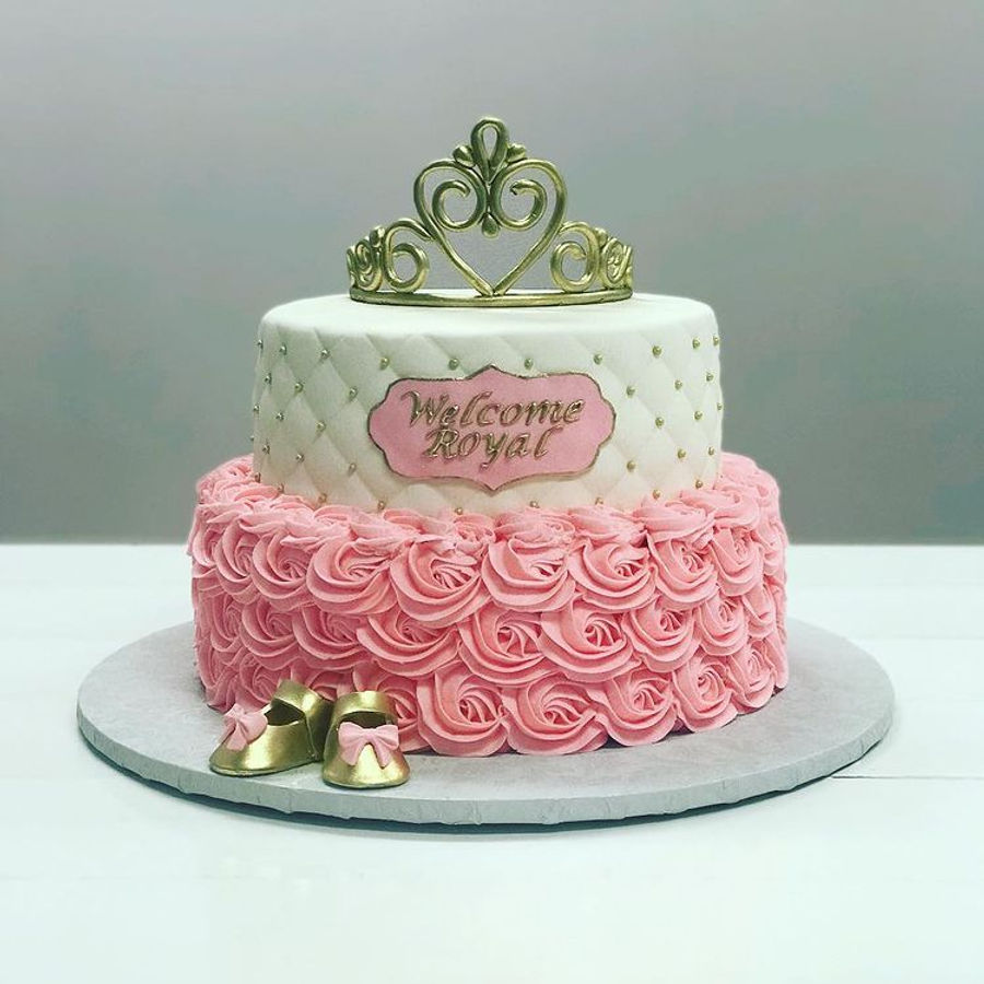 Baby shower cake by Sweet Escape Cake Company, Indianapolis