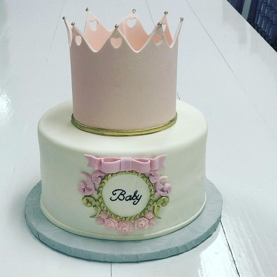 Baby shower cake by Sweet Escape Cake Company, Indianapolis