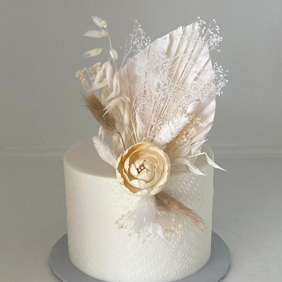 Wedding cake by Sweet Escape Cake Company, Indianapolis
