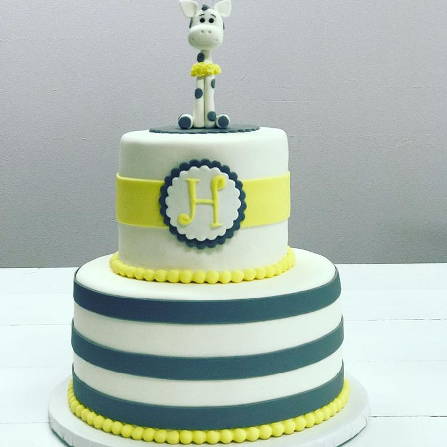 Baby shower cake by Sweet Escape Cake Company, Indianapolis