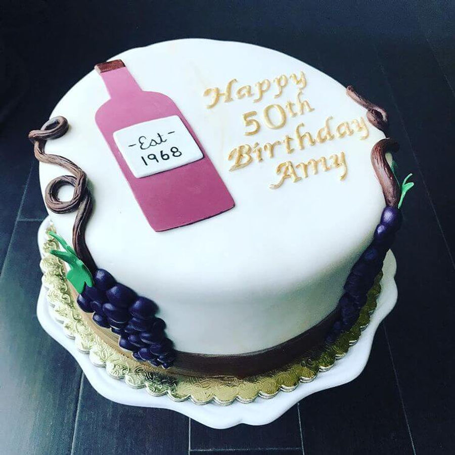 Birthday cake by Sweet Escape Cake Company, Indianapolis