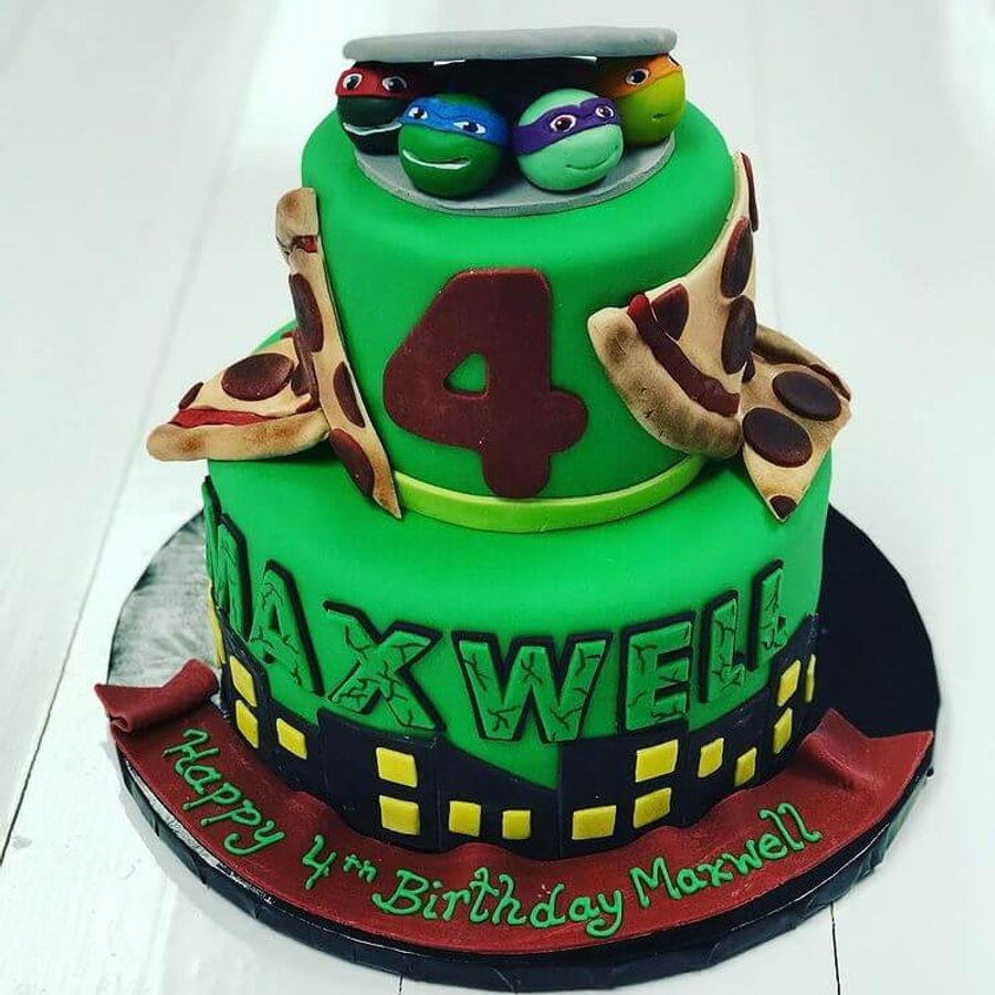 Birthday cake by Sweet Escape Cake Company, Indianapolis