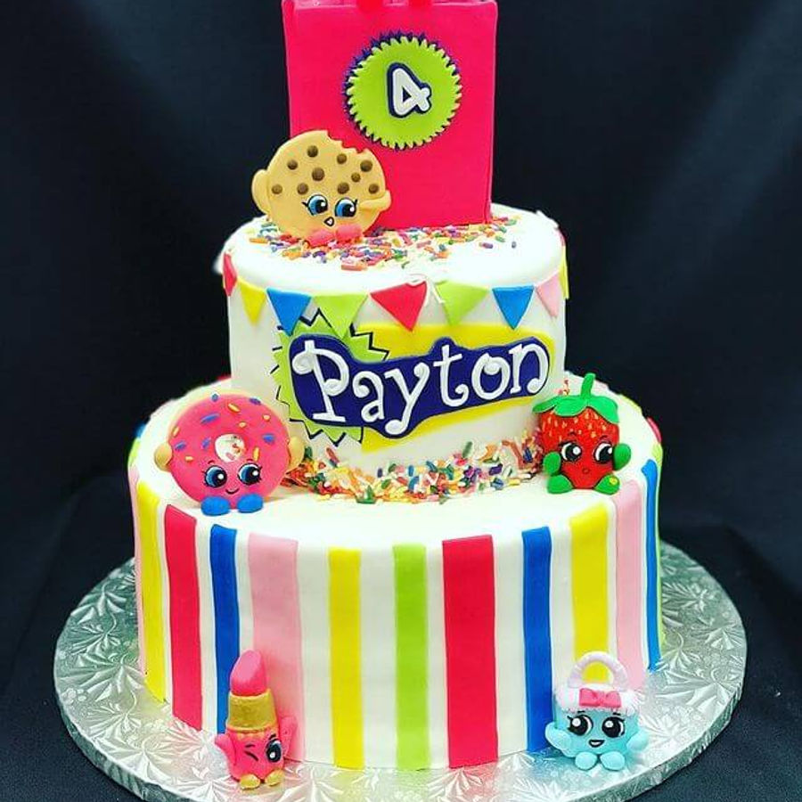 Birthday cake by Sweet Escape Cake Company, Indianapolis