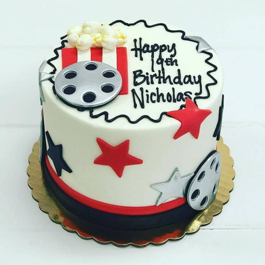 Birthday cake by Sweet Escape Cake Company, Indianapolis