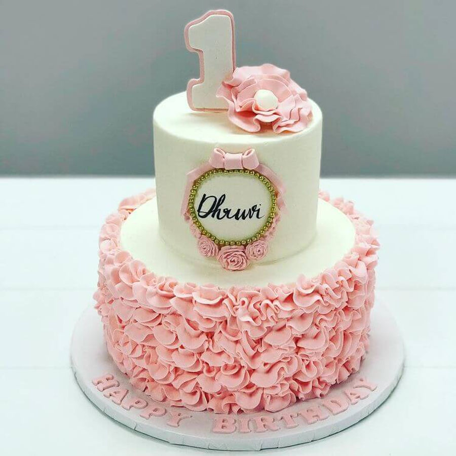 Birthday cake by Sweet Escape Cake Company, Indianapolis