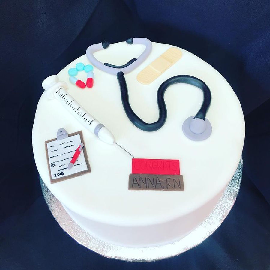 Graduation cake by Sweet Escape Cake Company, Indianapolis