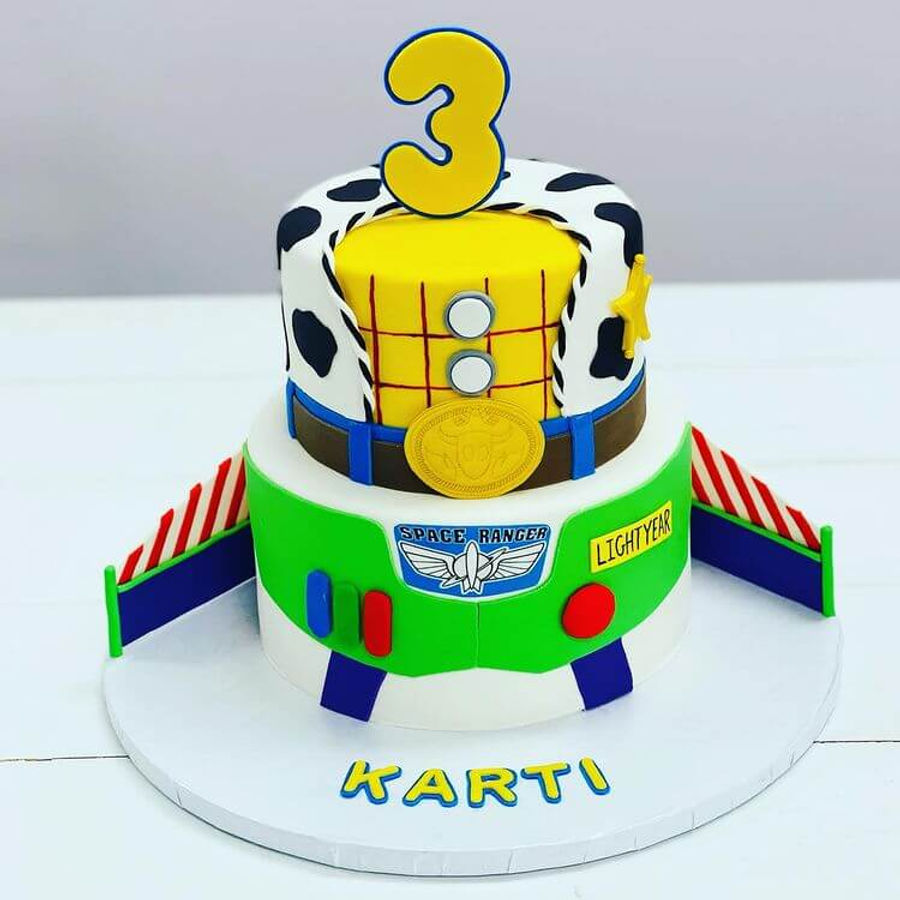 Birthday cake by Sweet Escape Cake Company, Indianapolis