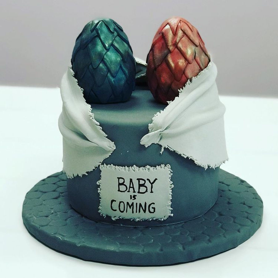Baby shower cake by Sweet Escape Cake Company, Indianapolis