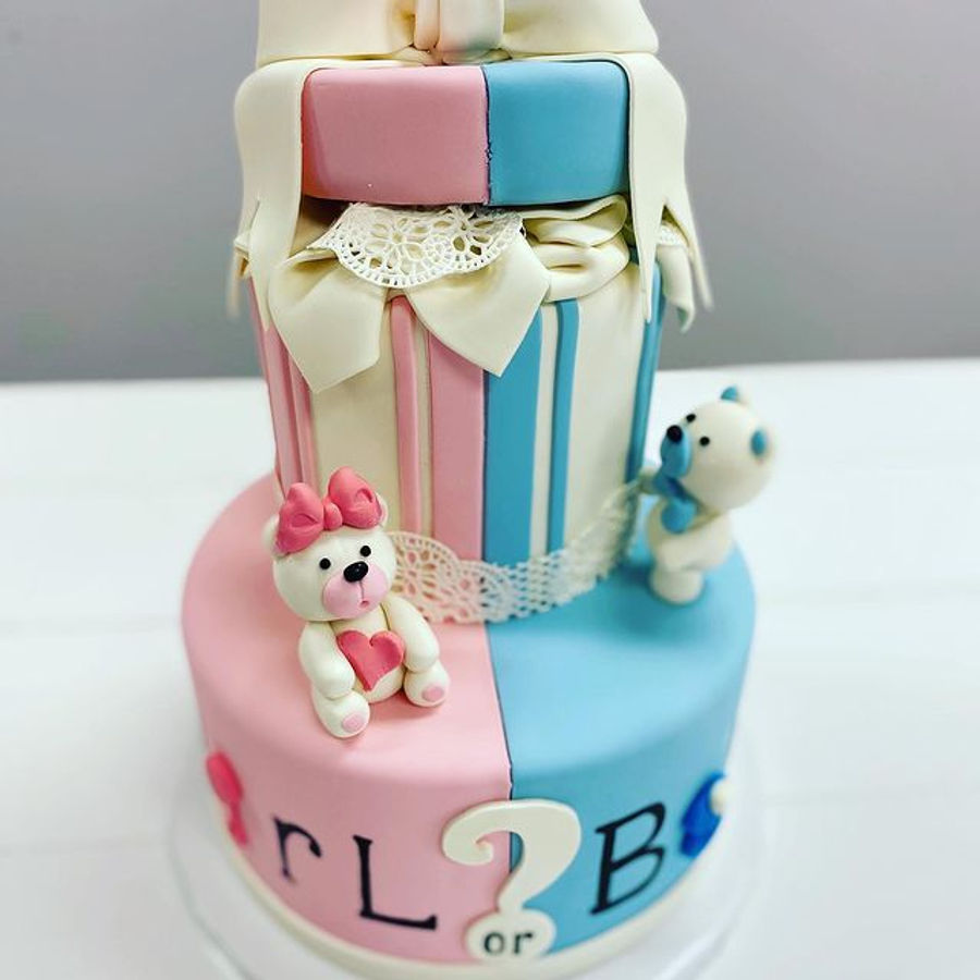 Baby shower cake by Sweet Escape Cake Company, Indianapolis