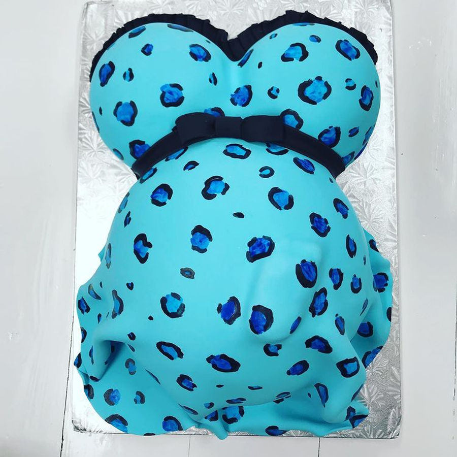 Baby shower cake by Sweet Escape Cake Company, Indianapolis