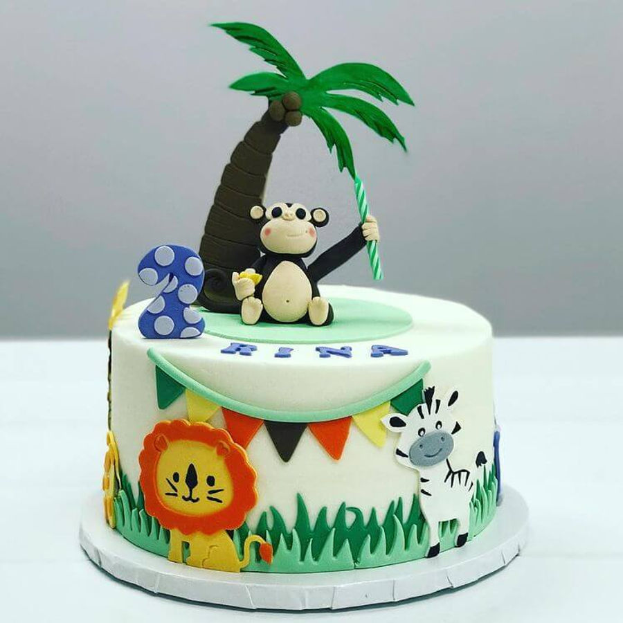 Birthday cake by Sweet Escape Cake Company, Indianapolis