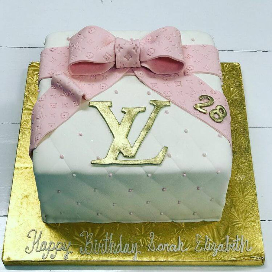 Birthday cake by Sweet Escape Cake Company, Indianapolis