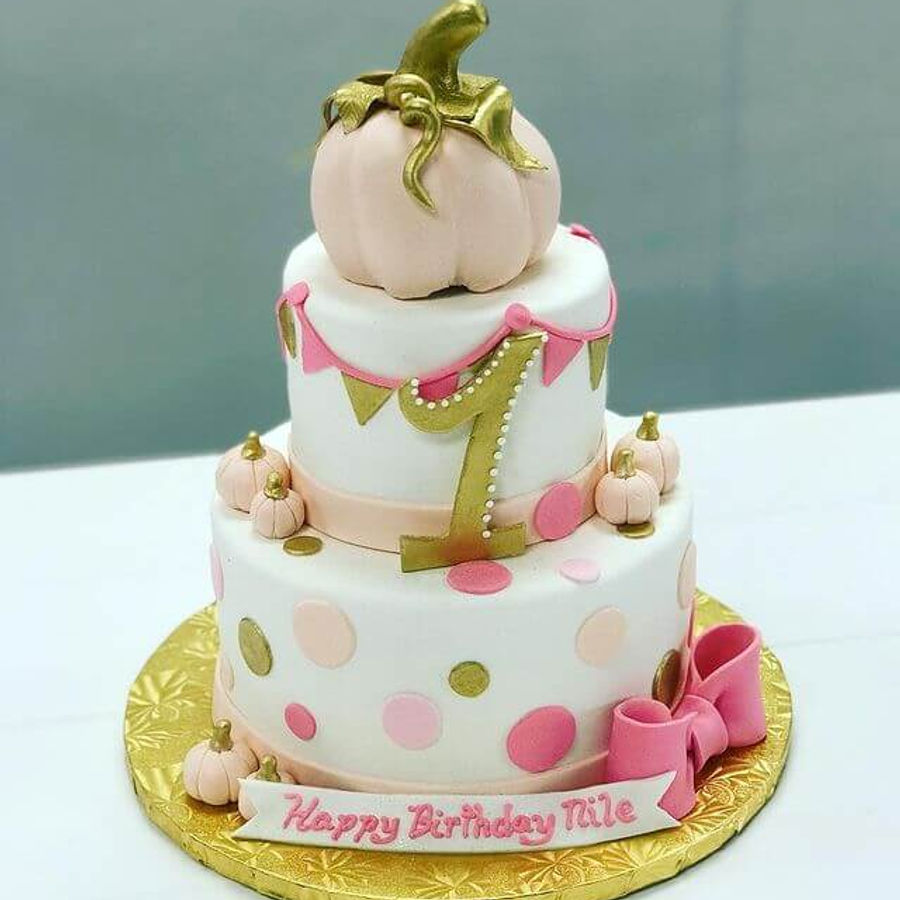Birthday cake by Sweet Escape Cake Company, Indianapolis