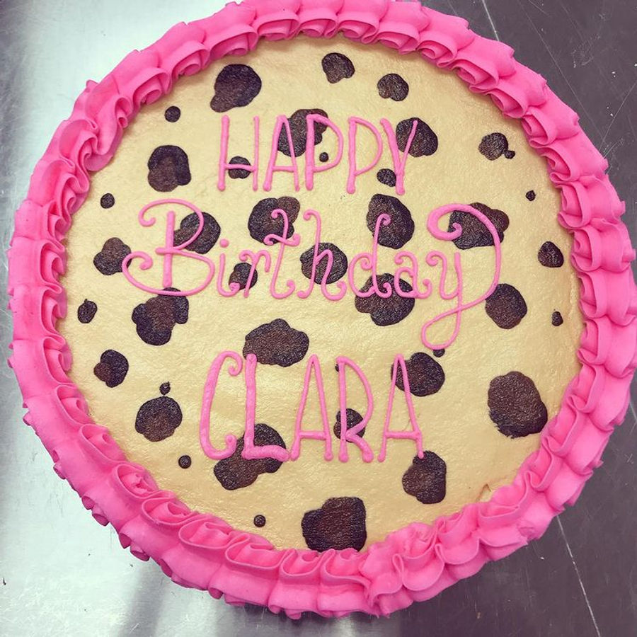 Cookie cake by Sweet Escape Cake Company, Indianapolis