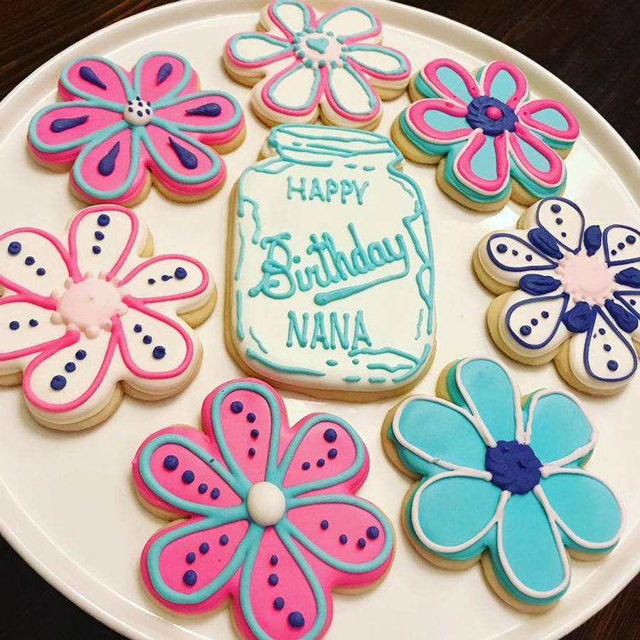 Decorated cookies by Sweet Escape Cake Company, Indianapolis