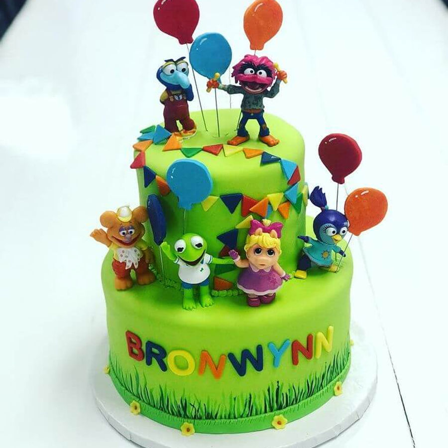 Birthday cake by Sweet Escape Cake Company, Indianapolis