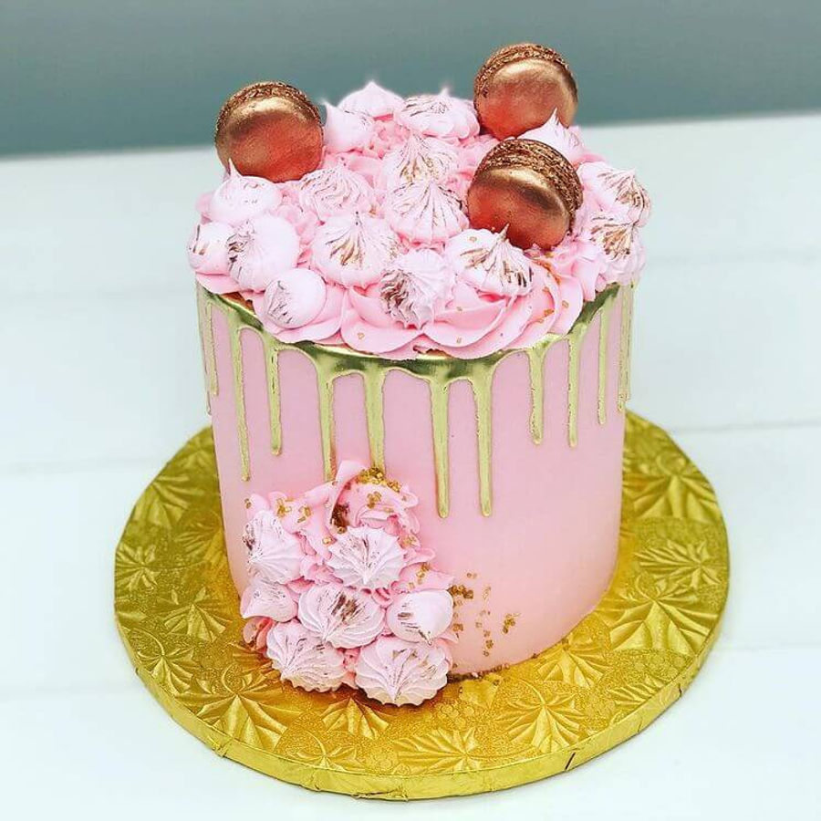 Birthday cake by Sweet Escape Cake Company, Indianapolis