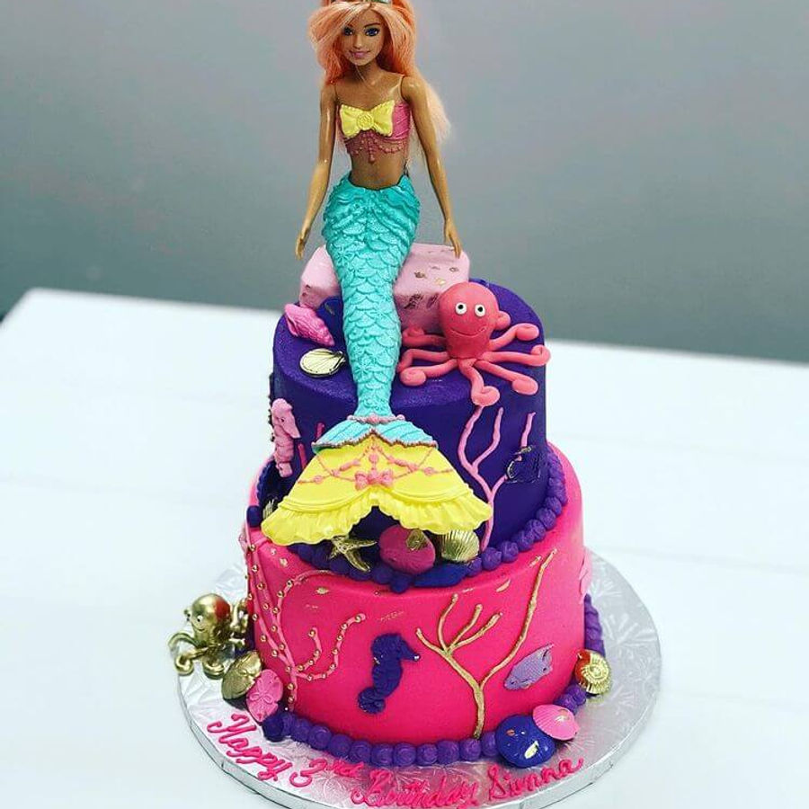 Birthday cake by Sweet Escape Cake Company, Indianapolis
