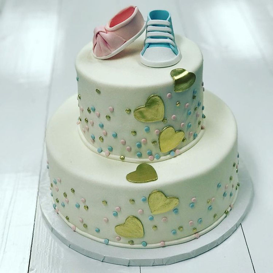 Baby shower cake by Sweet Escape Cake Company, Indianapolis