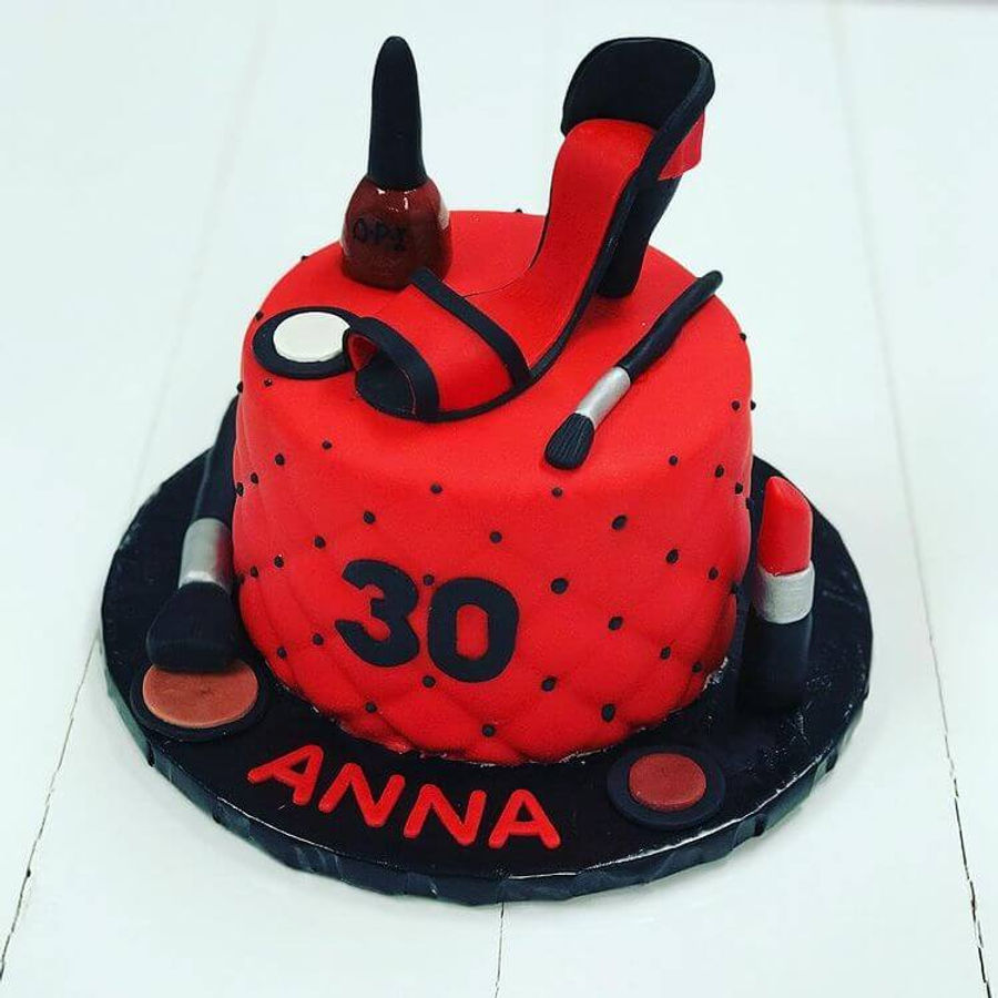 Birthday cake by Sweet Escape Cake Company, Indianapolis