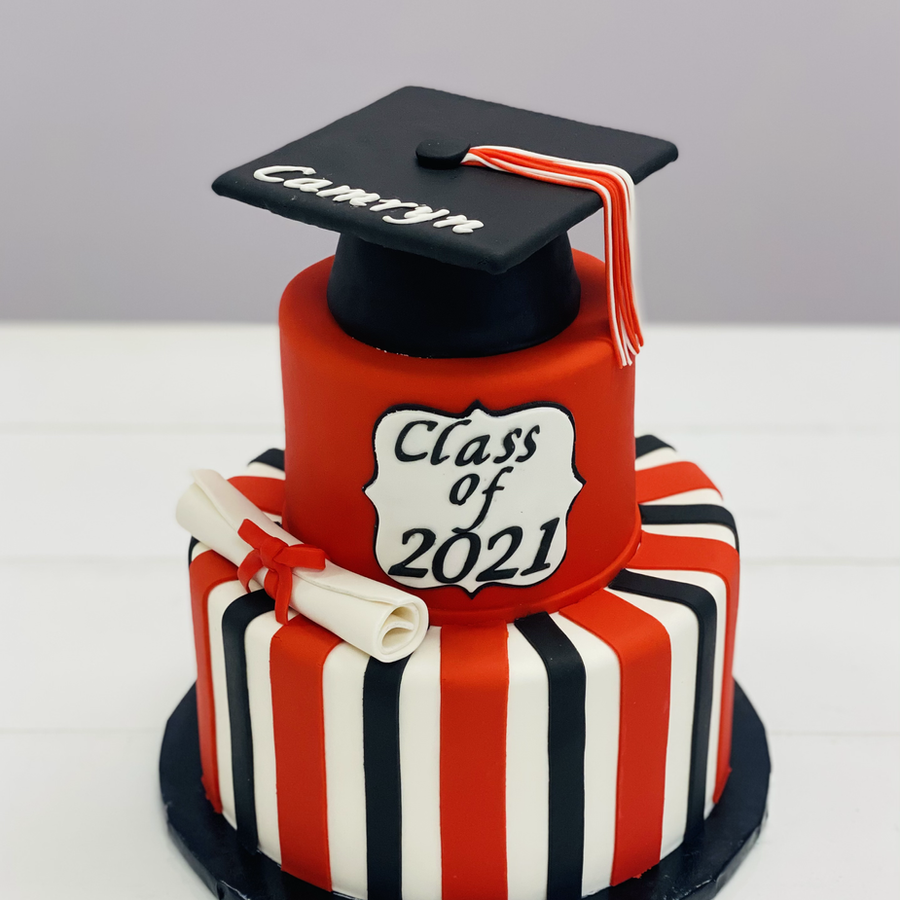 Graduation cake by Sweet Escape Cake Company, Indianapolis