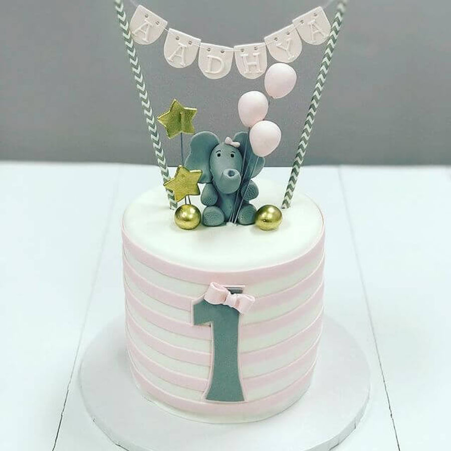 Birthday cake by Sweet Escape Cake Company, Indianapolis